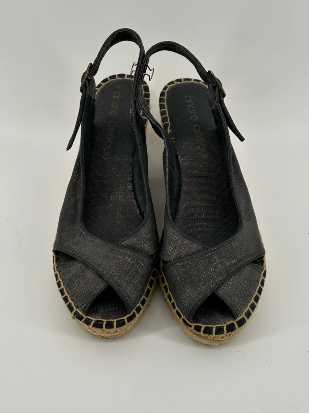 Andre Assous  Espadrille Slingback Wedge Sandals